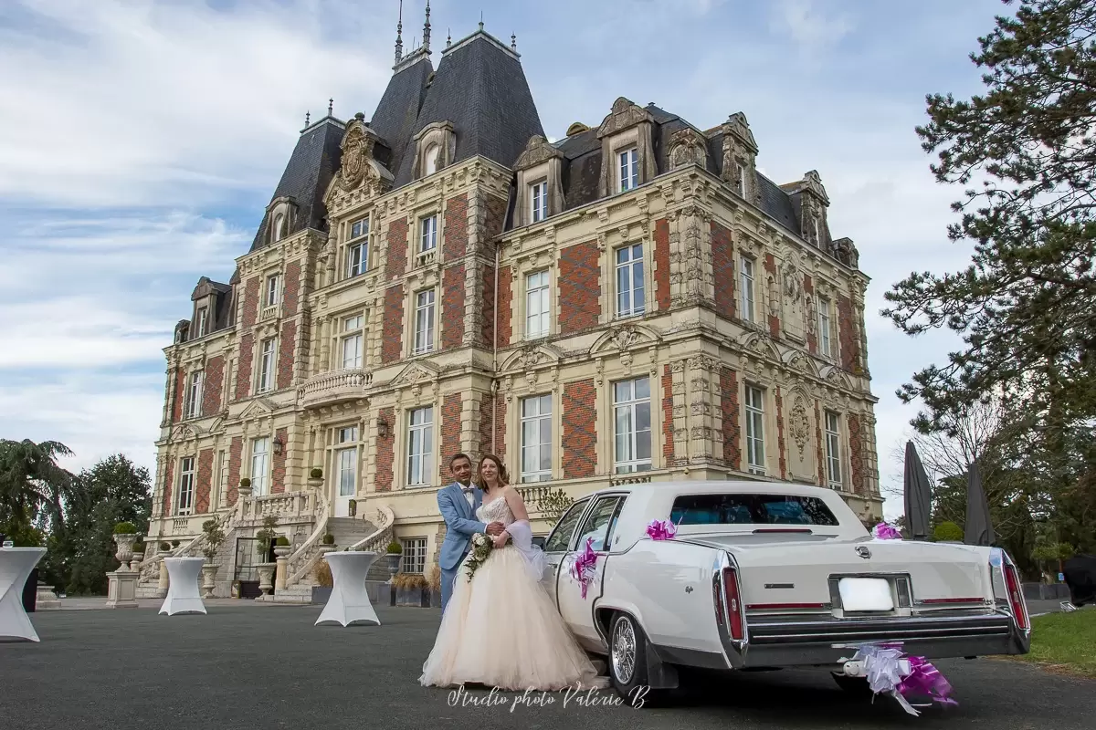 Mariage au chateau du parc saint lambert studio photo valerie b