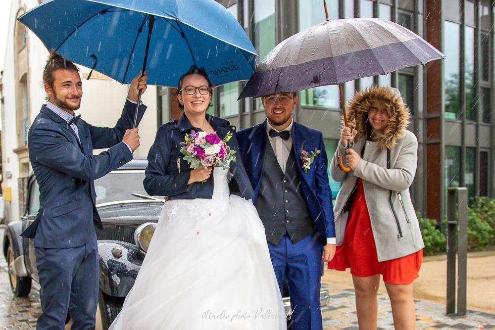 Mariage sous la tempete a noimoutier