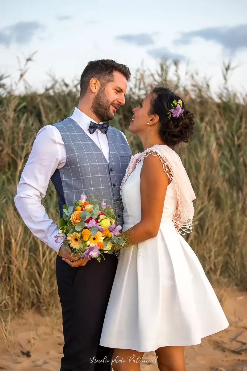 Photo couple mariage studio photo valerie b 1