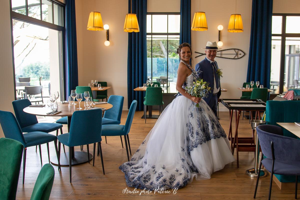 Photographe mariage restaurant pilours saint hilaire de riez