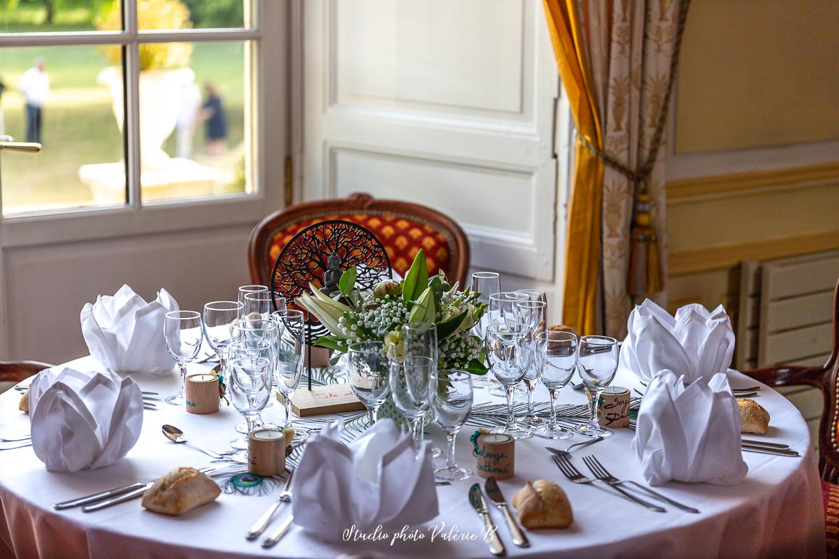 Reception de mariage au chateau de la verie